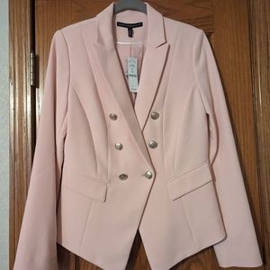 Whbm jacket, never worn, size 4, light pink